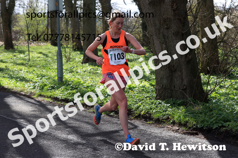 Senior Womens 6 Stage Road Relay, 2026 Northern Mens 12 and Womens 6 Stage Road Relays and Young Athletes 5k, Sheepmount Stadium, Carlisle. Photo: David T. Hewitson/Sports for All Pics